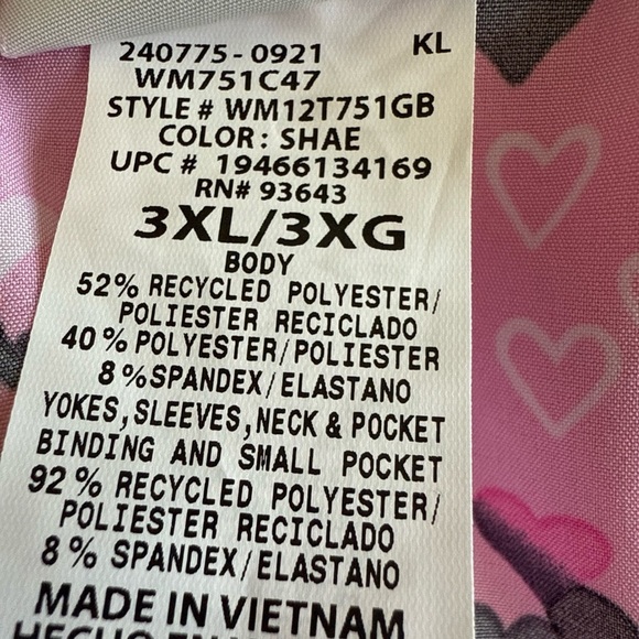 Scrubstar Women's Size 3XL Sentimental Hearts Valentines Day Pink Scrub Top NWT - Picture 9 of 10